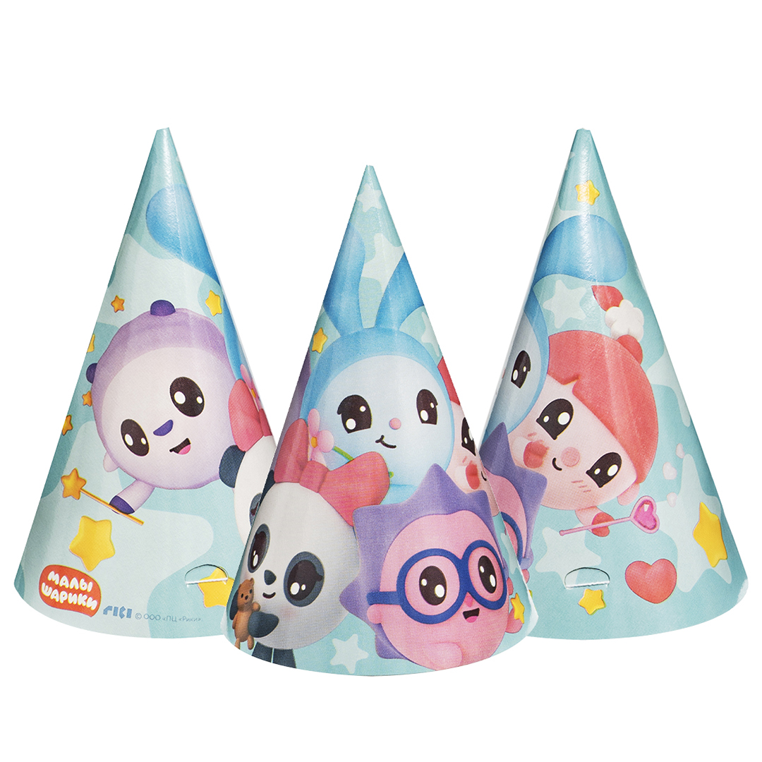 Колпаки, Малышарики, 6 шт. в упак. 