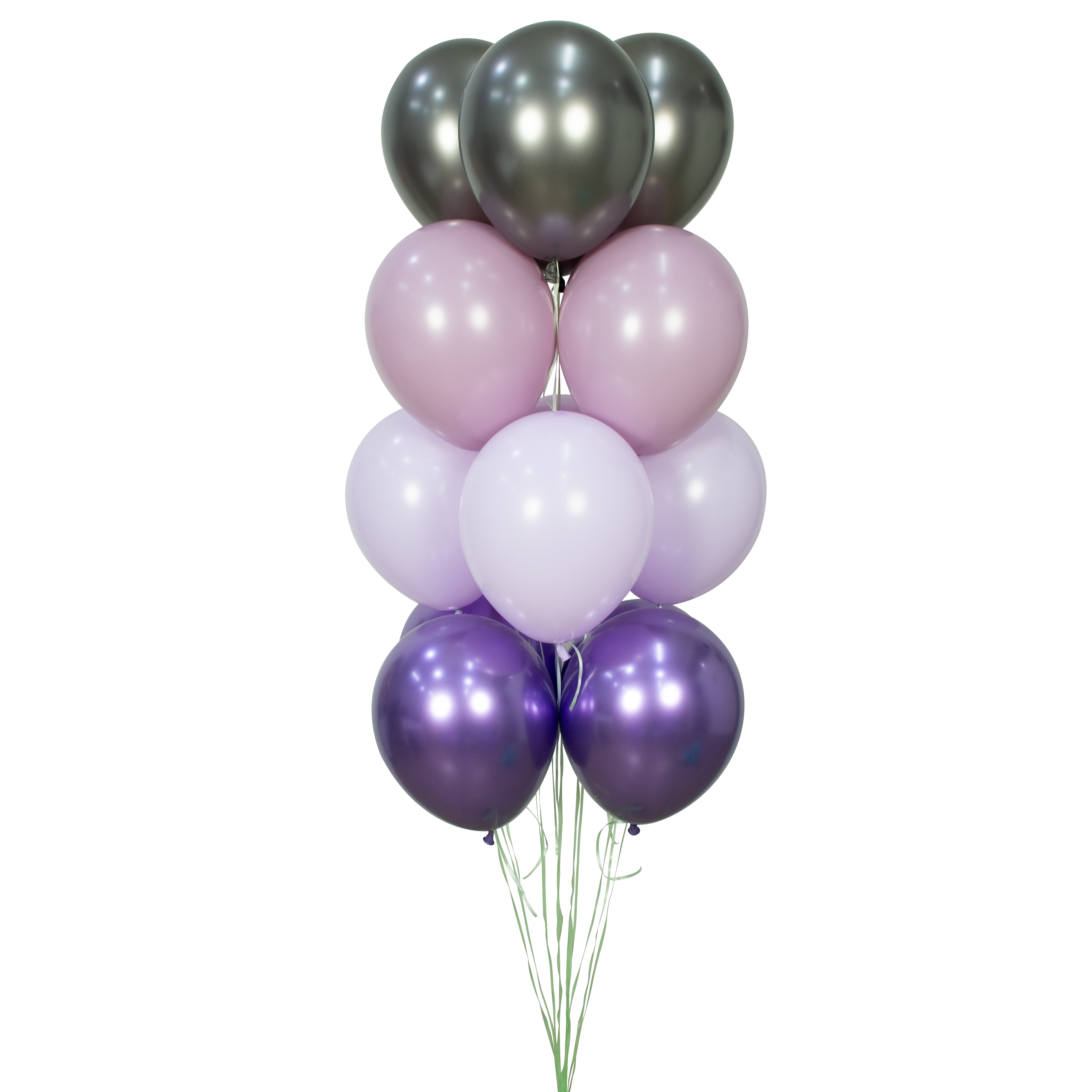 Шар (12''/30 см), Полуночный Серый (880), шелк, 12 шт.