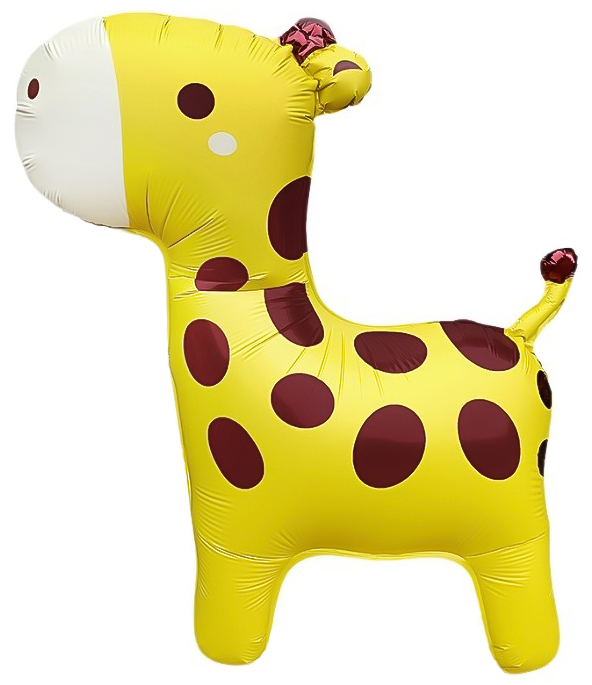 Шар (24''/61 см) Фигура 3D, Жираф, 1 шт.