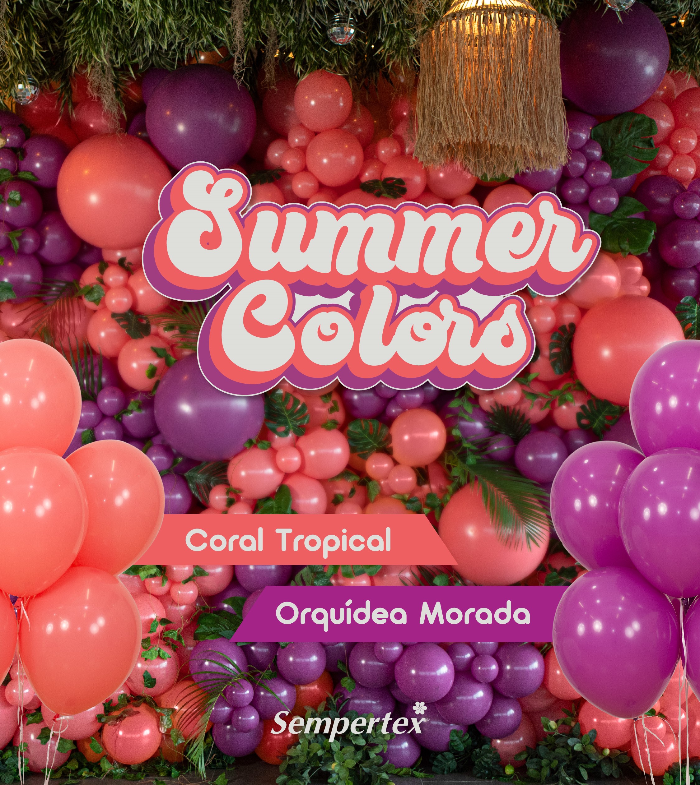 Шар (5''/13 см), Тропический коралл (059), пастель, 100 шт.