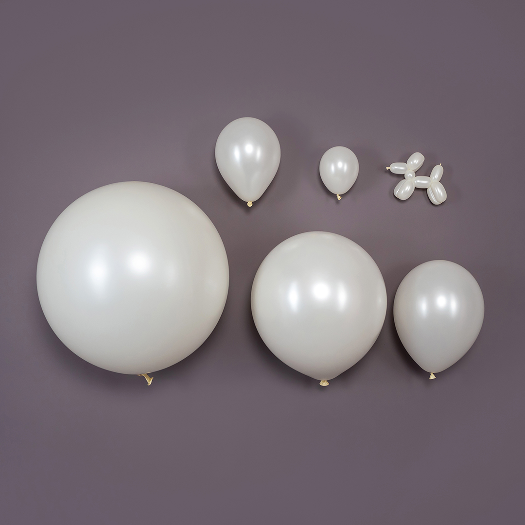 Шар (2''/5 см) ШДМ, Устрично-белый (806), шелк, 50 шт.