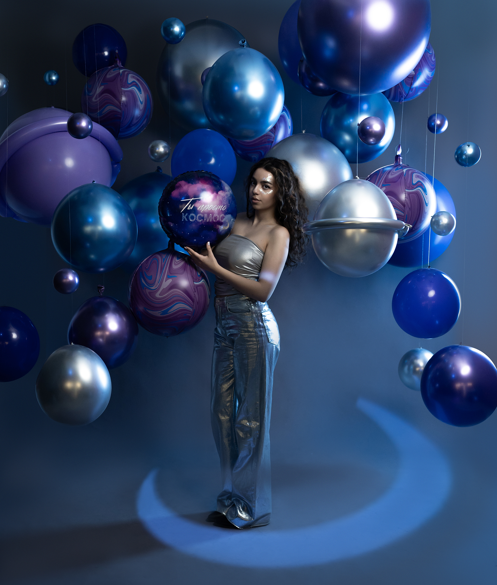 Шар (18''/46 см), Фиолетовый, пастель, 10 шт.