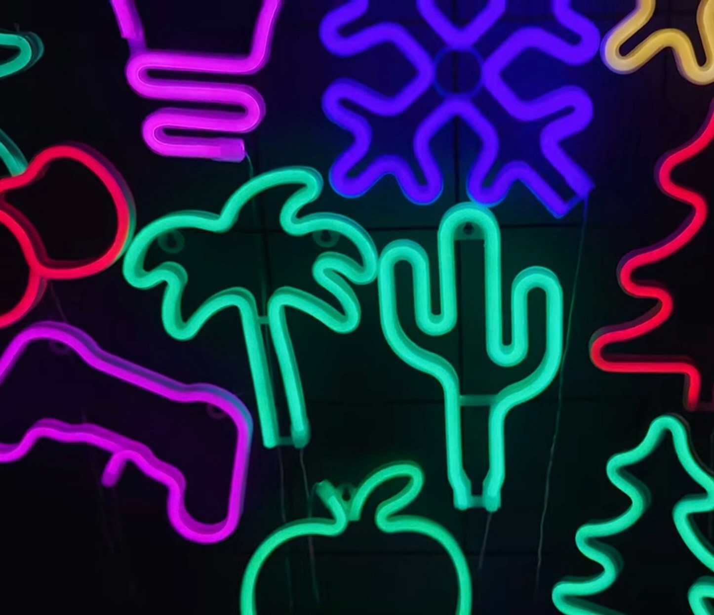 Световая фигура Снежинка, 25*2*25 см. Синий, 1 шт.