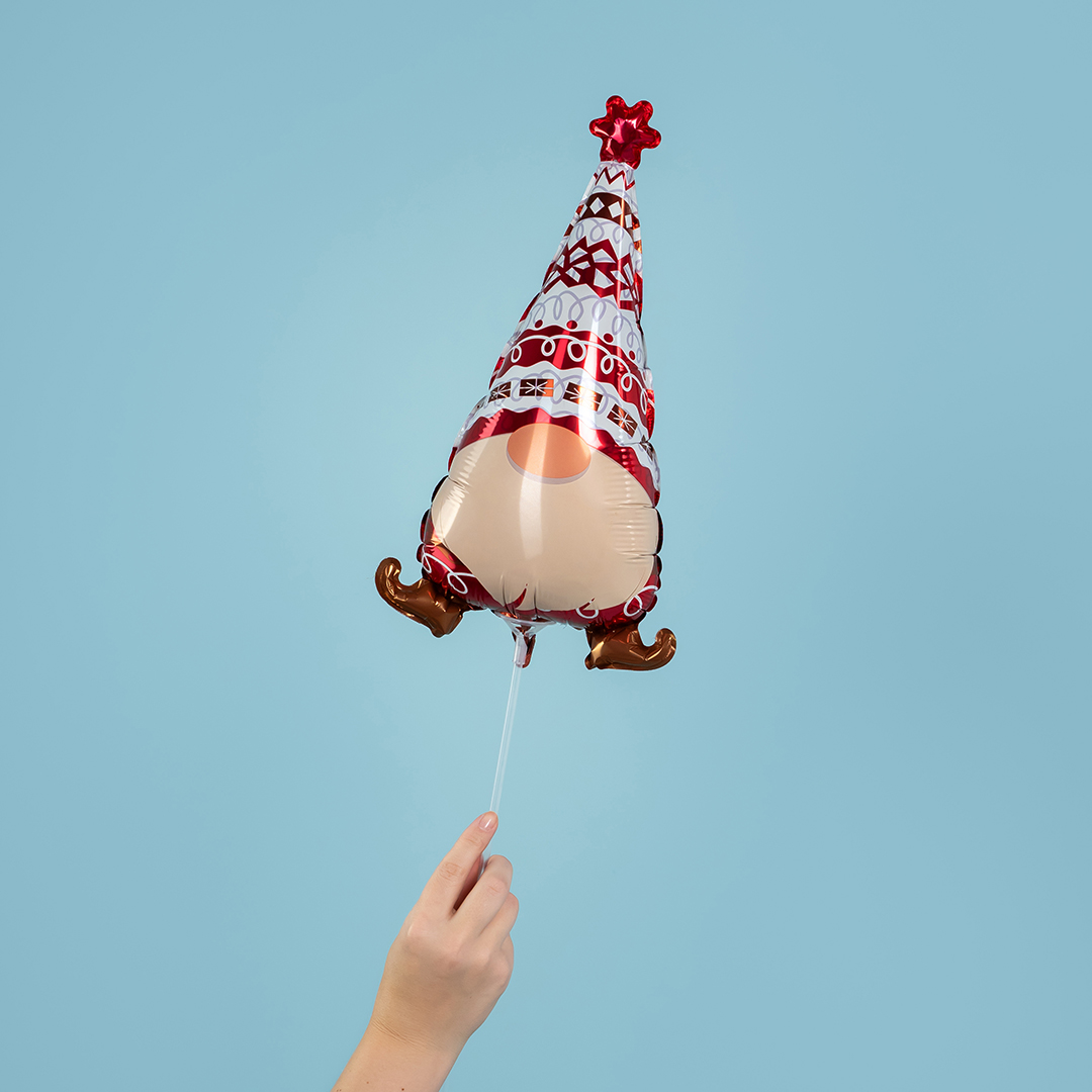 Шар (10''/25 см) Мини-фигура, Милый гном, 1 шт.