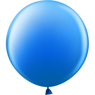 Шар (36''/91 см), Синий, пастель, 3 шт.