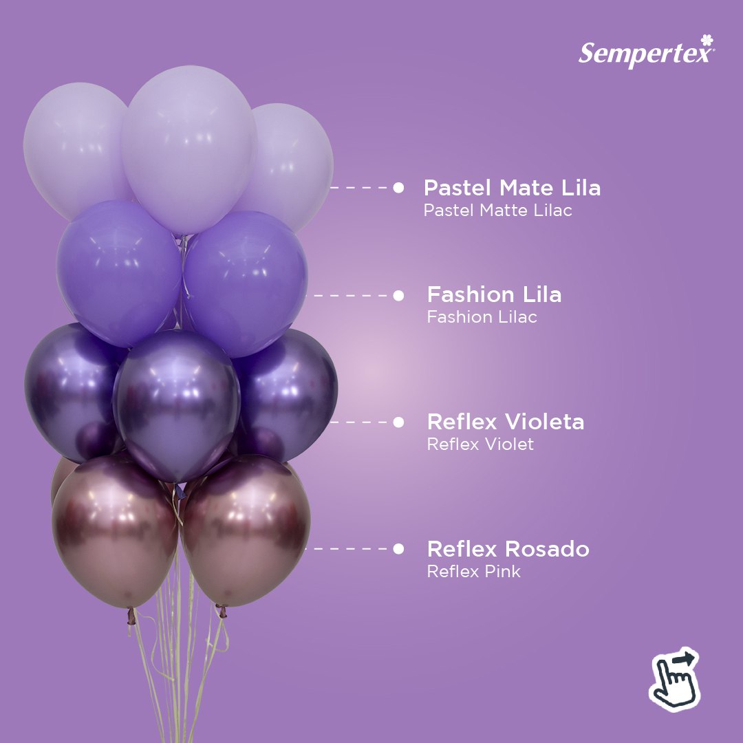 Шар (12''/30 см), Светло-сиреневый (650), макарунс, 50 шт.