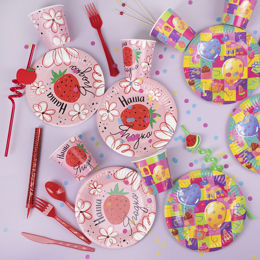 Стаканы (250 мл) Наша Ягодка, 6 шт.