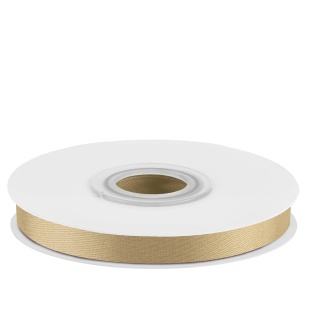 Лента атласная (0,7 см*22,85 м) Золото, 1 шт.