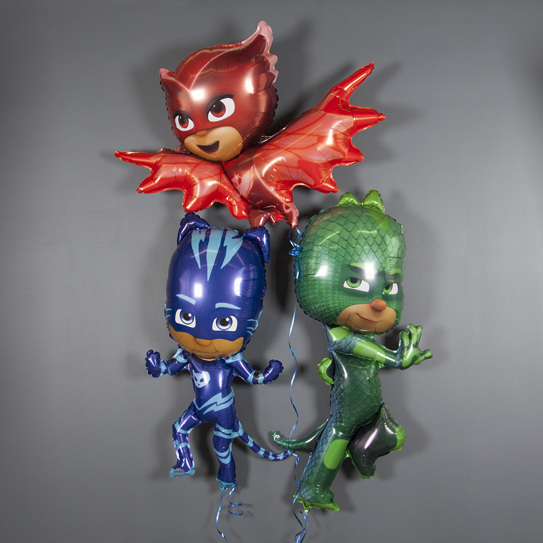 Шар (41''/104 см) Фигура, Герои в масках, Кэтбой, 1 шт.