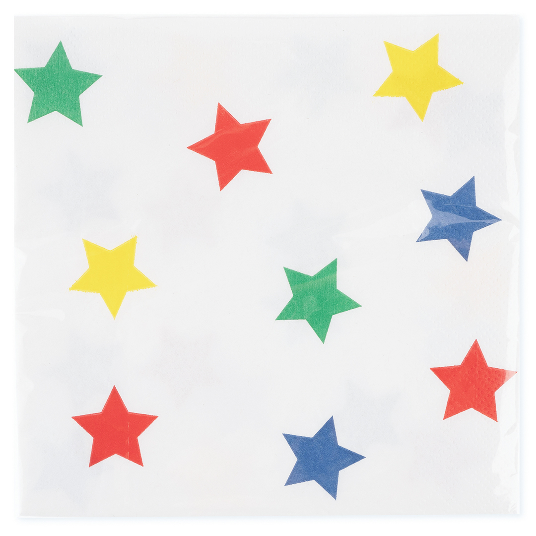 Сервировочные салфетки, Звездочки, 33*33 см, 20 шт.