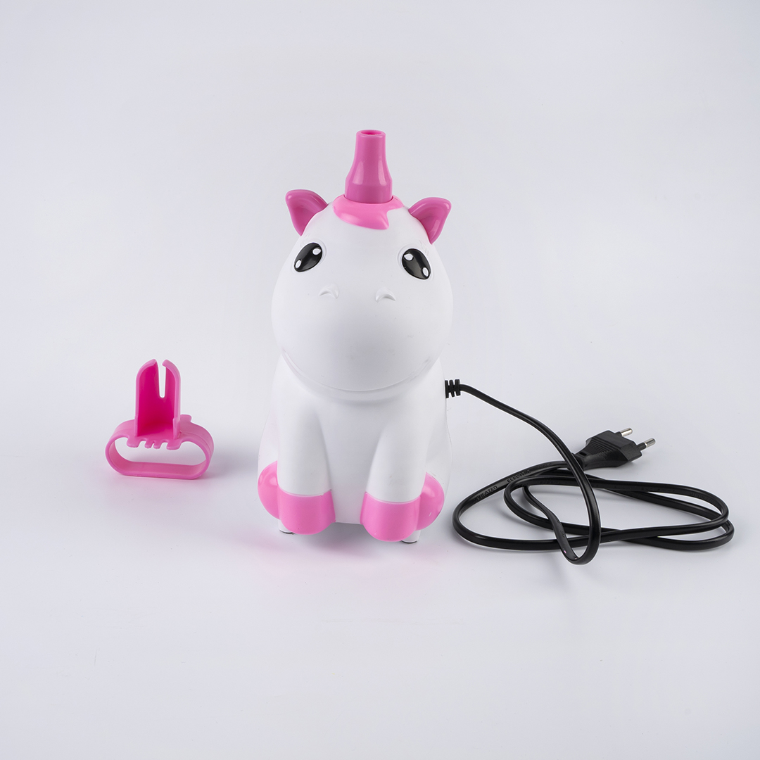 Компрессор, Единорог, Белый/Розовый, 300 ватт, 1 шт.