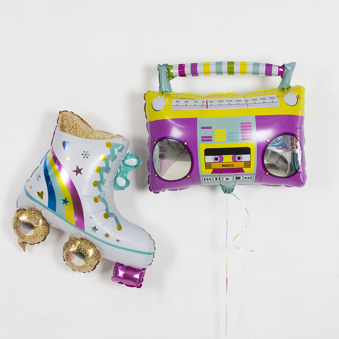 Шар (23''/58 см) Фигура, Магнитофон, 1 шт. в уп.