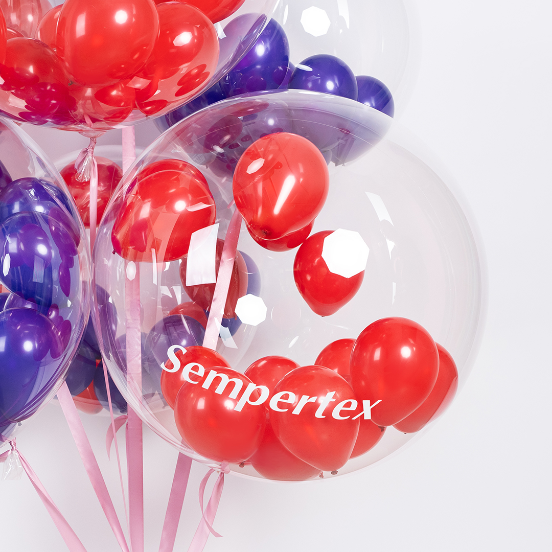 Шар (5''/13 см), Красный (015), пастель, 100 шт.