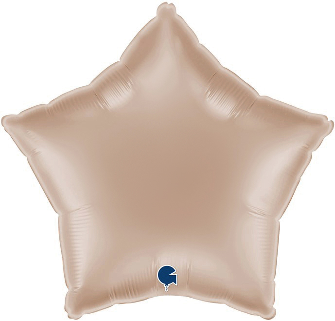 Шар (18''/46 см) Звезда, Золото Калифорнии, 1 шт.