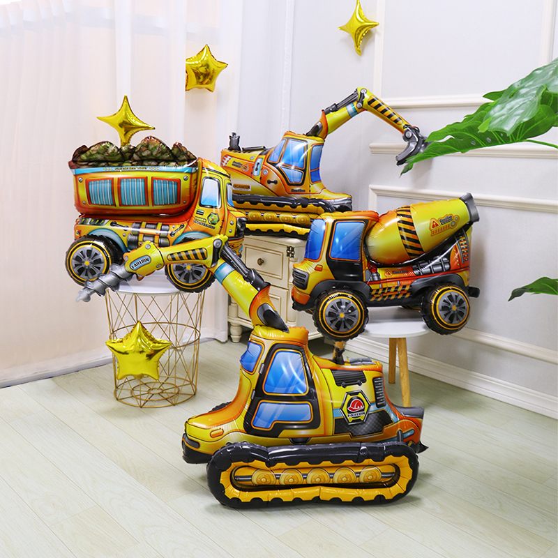 Шар (26''/66 см) Фигура 3D, Самосвал, 1 шт. в уп.