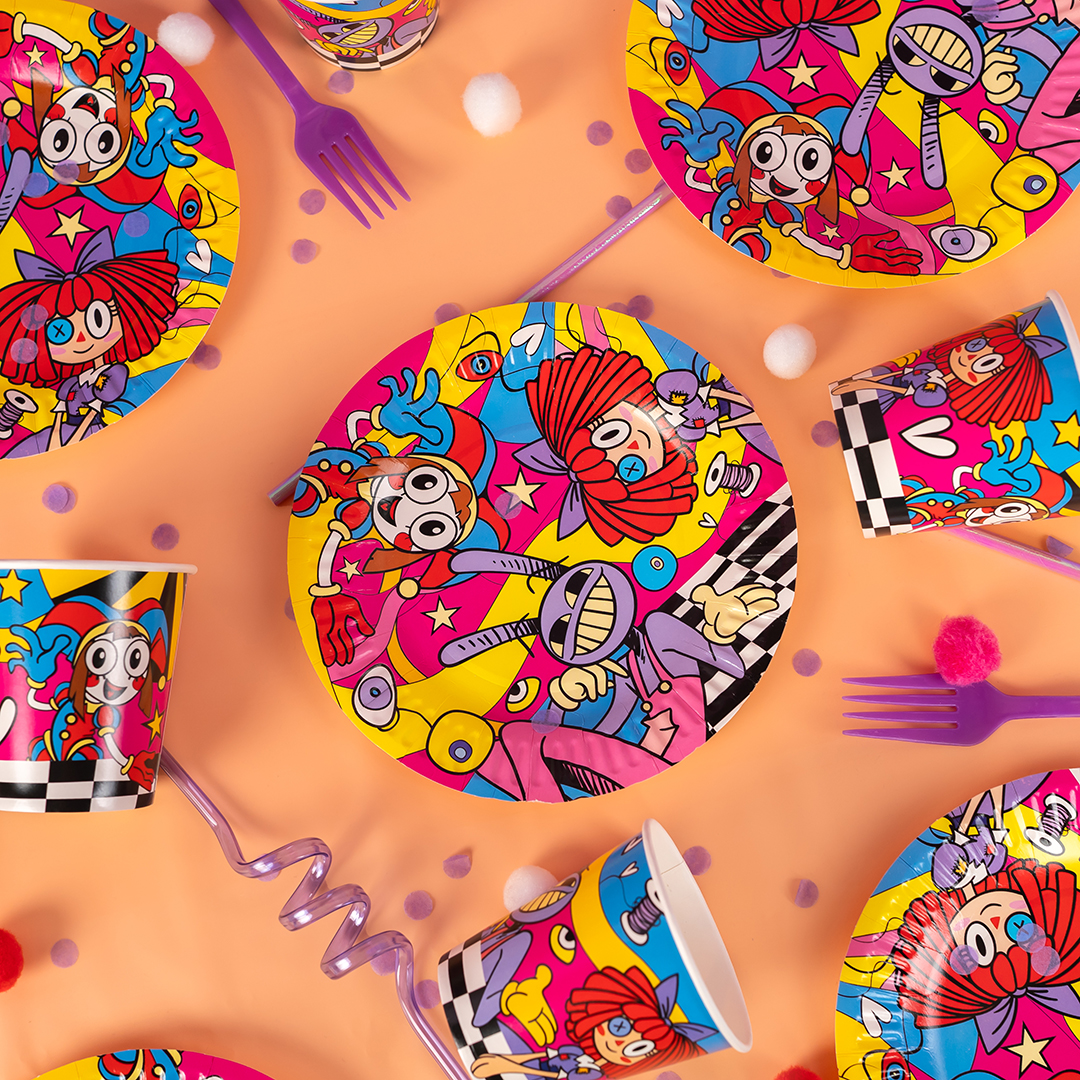 Стаканы (250 мл) Удивительный цирк, 6 шт.