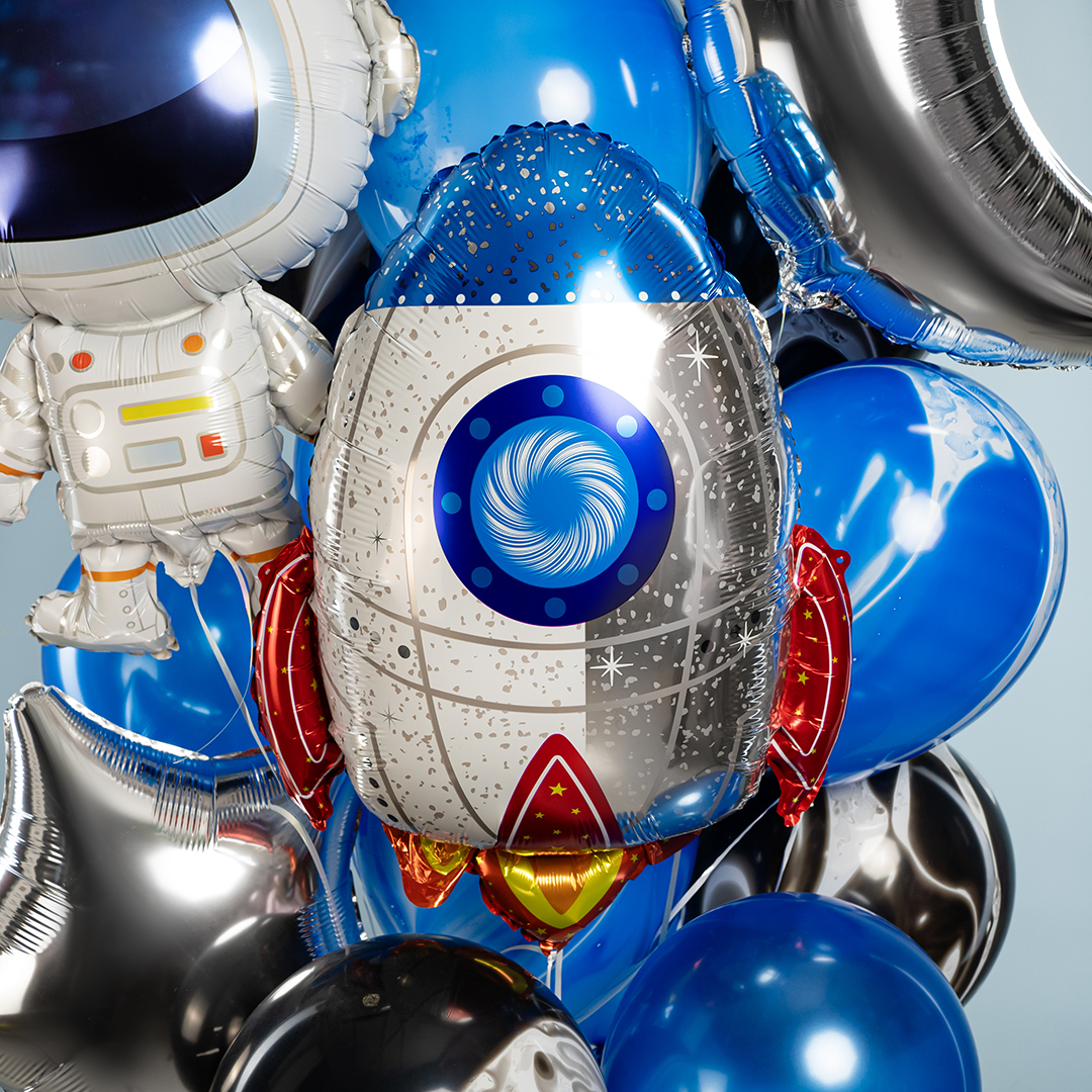 Шар (29''/74 см) Фигура, Ракета, 1 шт. в уп.