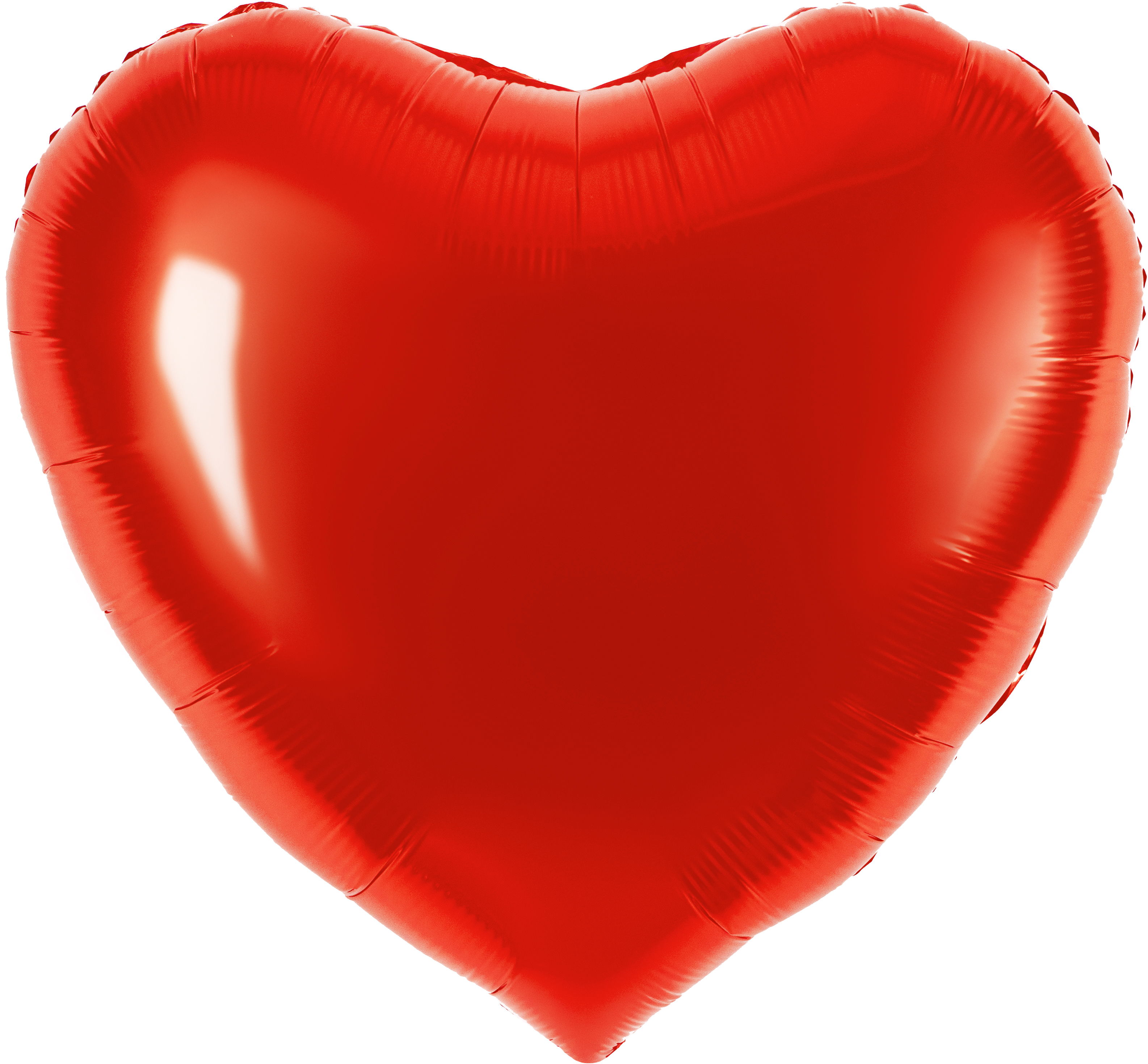 Шар (40''/102 см) Сердце, Красный, Металлик, 1 шт. в уп.