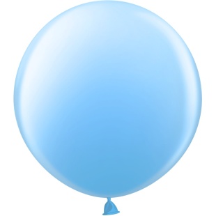 Шар (36''/91 см), Голубой, пастель, 3 шт.