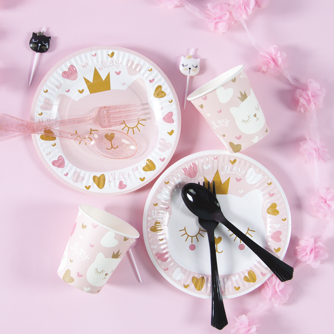 Ложки, Премиум, Черный, 16 см, 10 шт. в упак. 