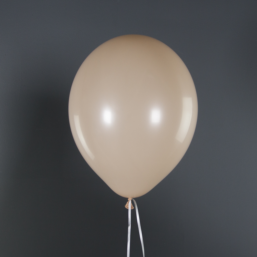 Шар (12''/30 см), Бежевый, пастель ретро, 100 шт.