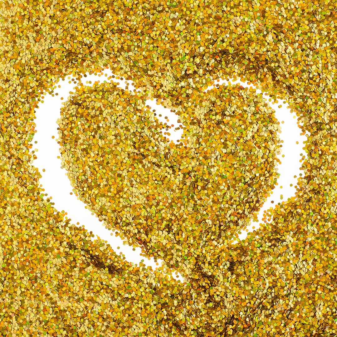 Конфетти фольга Шестиугольники, Золото, Голография, 0,1 см, 90 г.