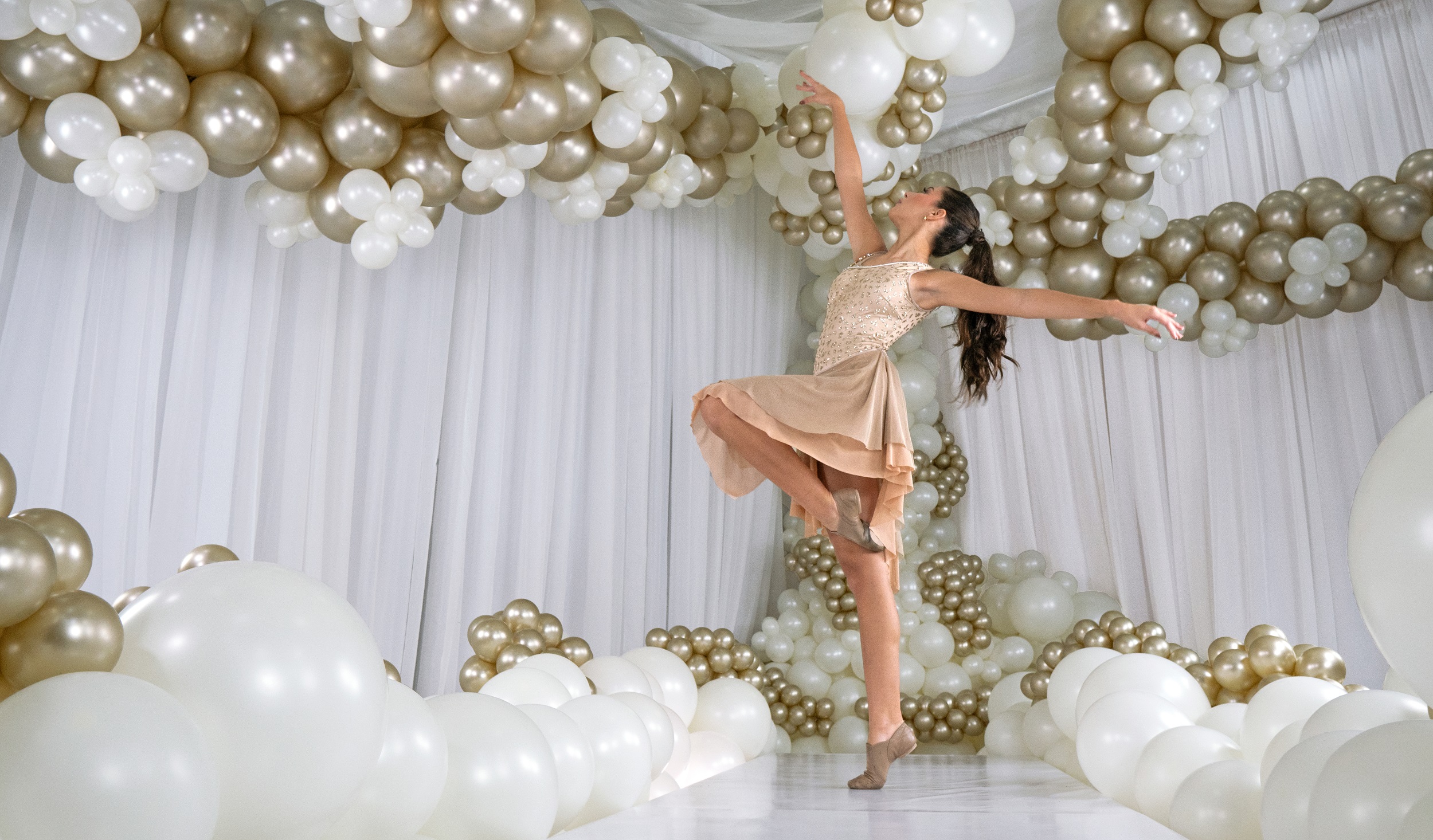 Шар (2''/5 см) ШДМ, Золотой Песок (870), шелк, 50 шт.