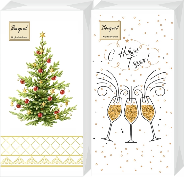 Сервировочные салфетки, С Новым Годом!, 33*33 см, 20 шт.