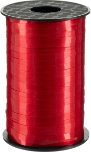 Лента полипропиленовая (0,5 см*250 м) Красный, Лаковый, 1 шт.