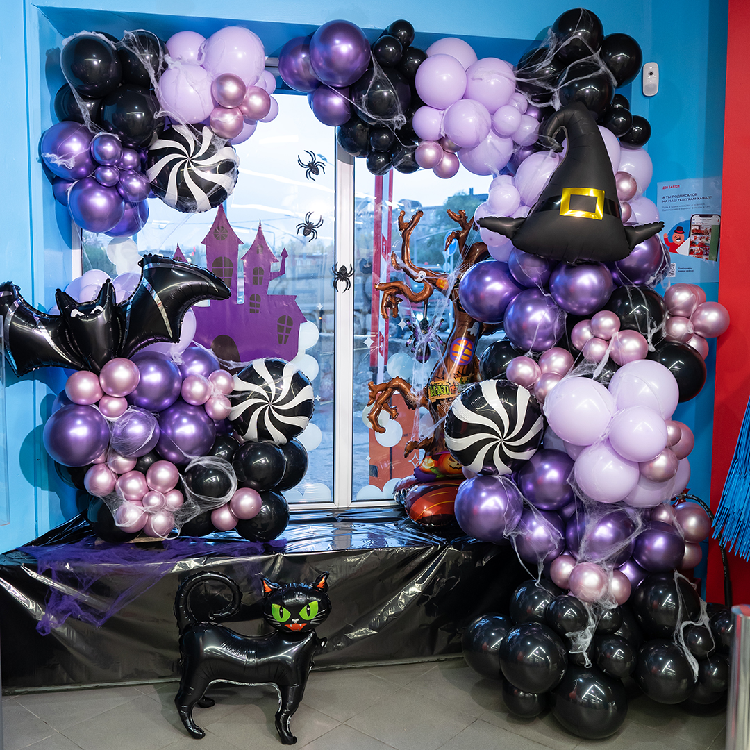 Шар (5''/13 см), Сиреневый, хром, 50 шт.