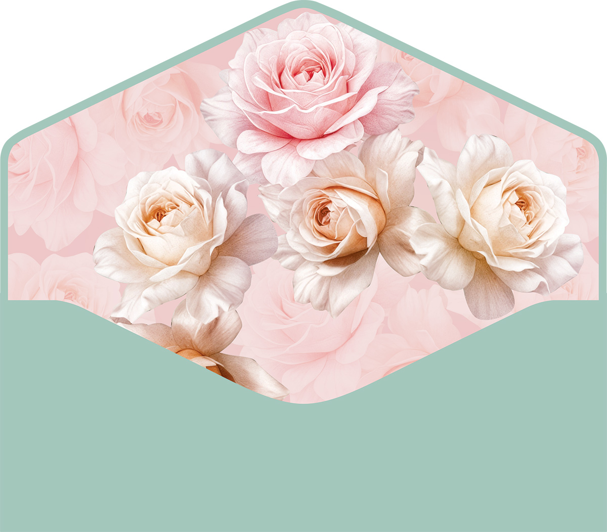 Конверты для денег, С Юбилеем! (розы), 10 шт.